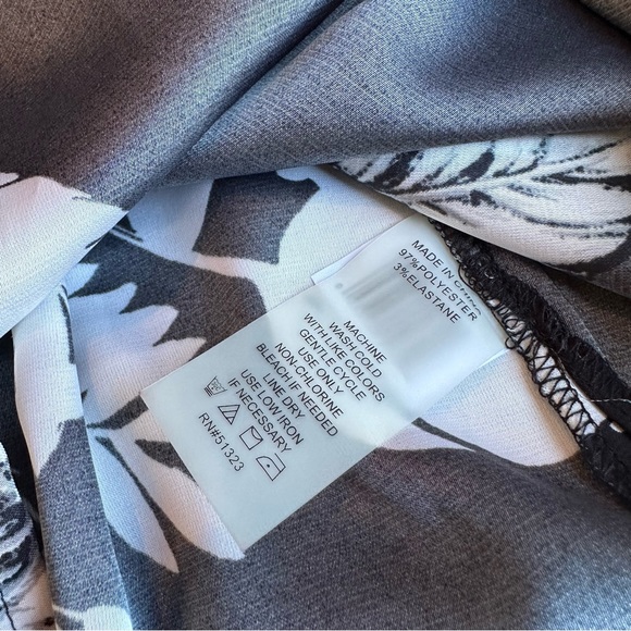 VINCE CAMUTO floral sleeveless dress L NWT - Picture 7 of 9